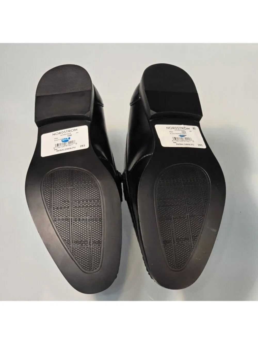 Nordstrom Rack Ortholite Baldwin Black Slip On Loafers Mens Sz 10 US Shoes